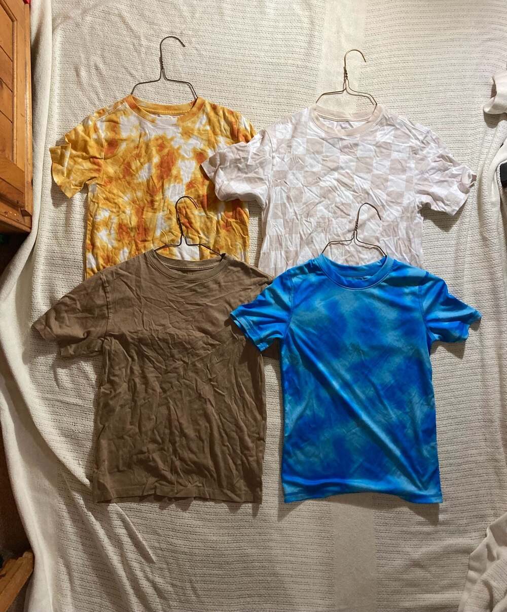 Lot of 4 Boys T-Shirts Size M (8-10) Wonder Nation, Cat & Jack, All in Motion